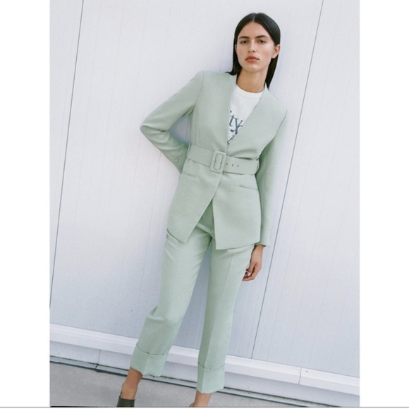 Zara belted blazer jacket - Picture 7 of 15